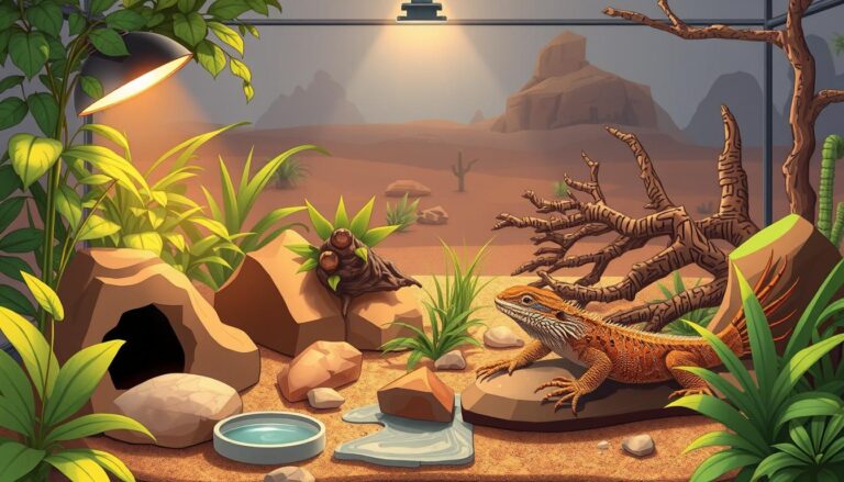 View of Bearded Dragon Care Guide: Setup and Maintenance