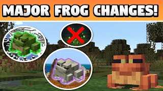 Can you tame frogs in minecraft