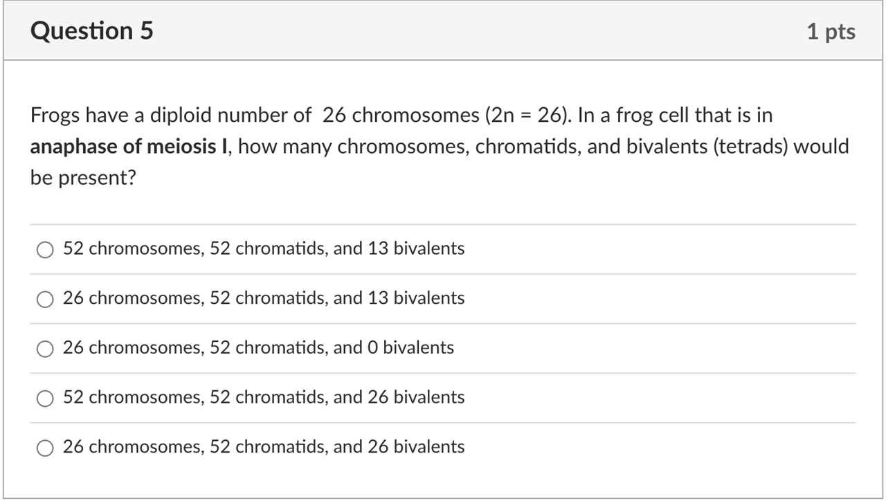 Chromosome Variations Among Frog Species
