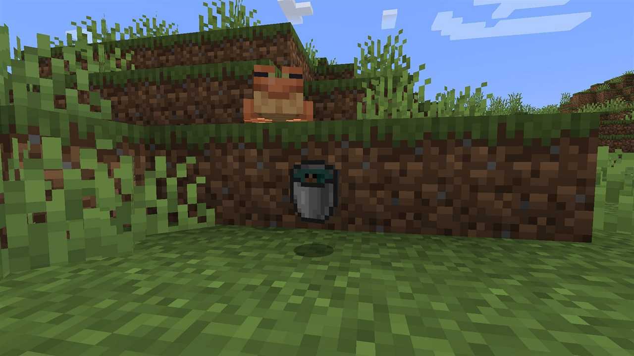 How to collect frog eggs in minecraft