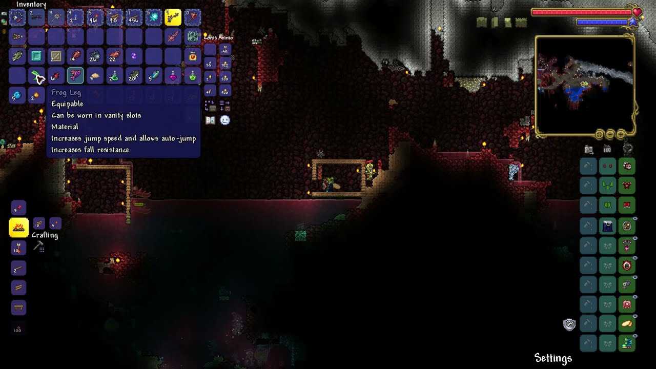 How to get frog leg terraria