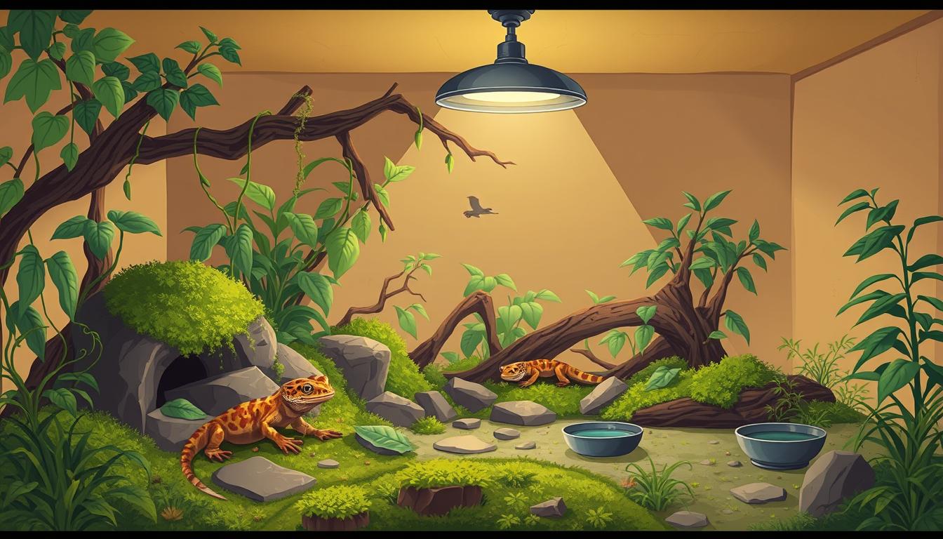 How to Set Up a Leopard Gecko Habitat
