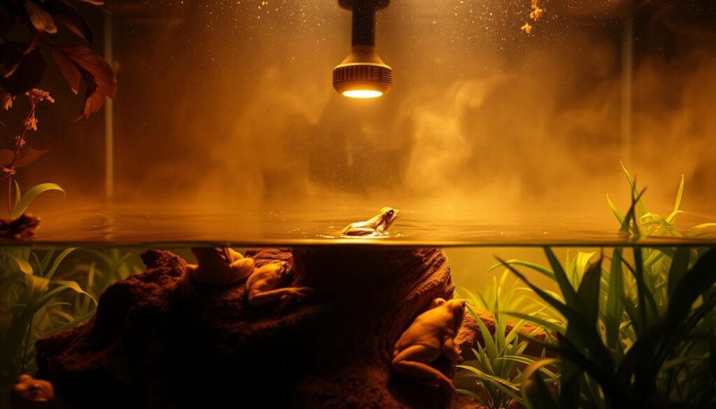 Lighting and Heating for Frogs